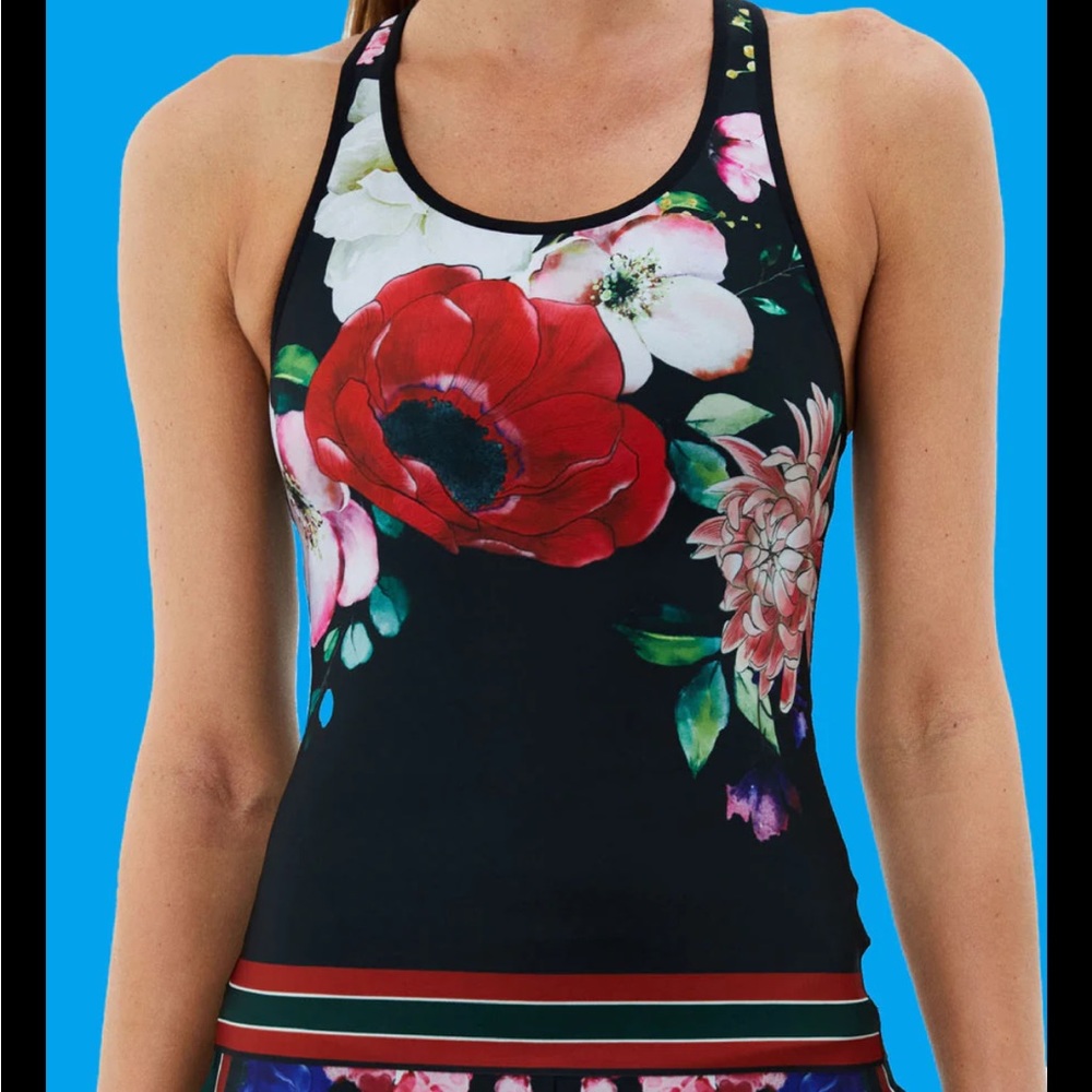 ULTRACOR PARISIAN FLORAL NEURO TOP NWT